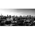 thumbnail image 2 of Pica, Jeff 14x9 Black Ornate Wood Framed with Double Matting Museum Art Print Titled - Panorama of NYC II, 2 of 4