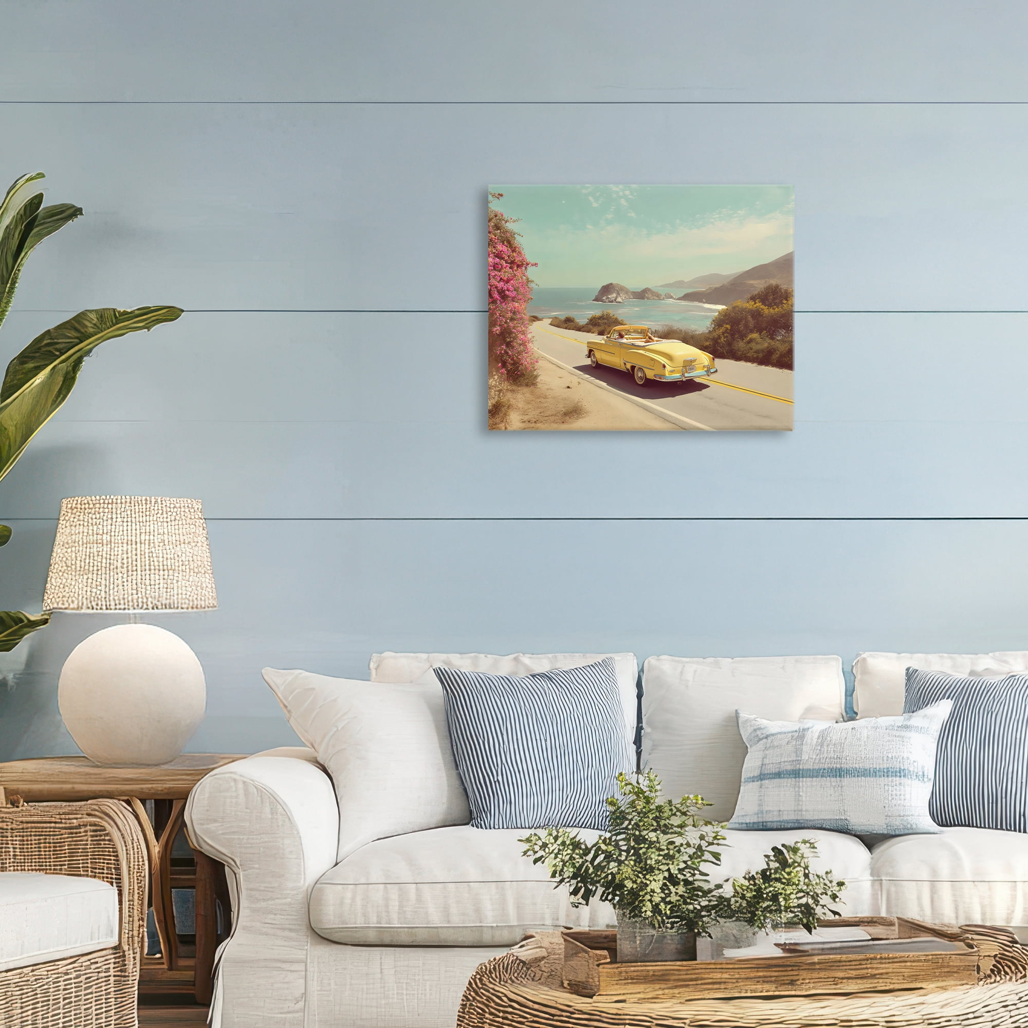 Stupell Industries Vintage Yellow Ride Canvas Wall Art, design by Franklyn Gregory