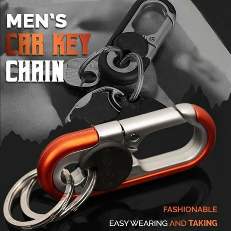 Men Metal Car Key Chain Key Ring Waist Hanged Key Holder Fashion