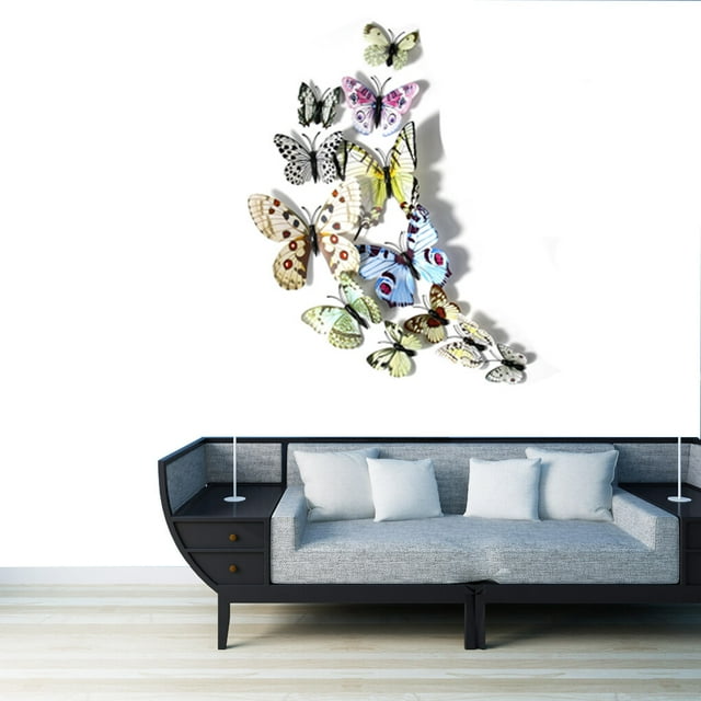 3D Insect Wall Sticker Living Room 5 3 1 Bedroom Adhesive 3D Wall Paper PVC Decal Home Decoration