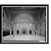 Historic Framed Print, Ives Memorial Library, 133 Elm Street, New Haven, New Haven County, CT - 28, 17-7/8" x 21-7/8"
