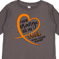 thumbnail image 4 of Inktastic I Wear Orange for my Aunt Multiple Sclerosis Awareness Boys or Girls Long Sleeve Toddler T-Shirt, 4 of 5