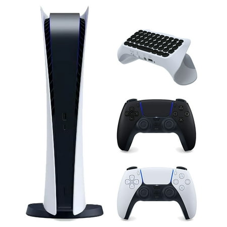 Sony PlayStation 5 Digital 825GB with Controllers & Wireless Controller Keypad