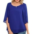 thumbnail image 3 of Camiseta Suelta para Mujer,Camiseta para Mujer,Camiseta De Media Manga Dividida,Camiseta De Verano para Mujer,Tecnología De Vanguardia, 3 of 6