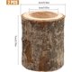 thumbnail image 2 of 2 portavelas de madera, hecho a mano de madera de pino natural, portavelas de madera para velas de té, para decoración de mesa y hogar, día de San Valentín, Navidad, boda, 2 of 5