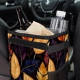 thumbnail image 6 of Thanksgiving Leaves Foldable Car Trash Bin with Lid, Leak-proof Mini Trash Can, Hanging Storage Bag for Car, 6 of 6