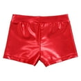 thumbnail image 5 of JanJean Kids Girls Jazz Modern Ballet Dance Booty Shorts Gymnastics Workout Sport Shorts Pants Red 120, 5 of 7