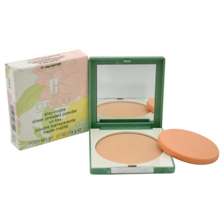 Stay-Matte Sheer Pressed Powder - # 01 Stay Buff (VF) - Dry Combination To Oily by Clinique for Women - 0.27 oz (The Best Pressed Powder For Oily Skin)