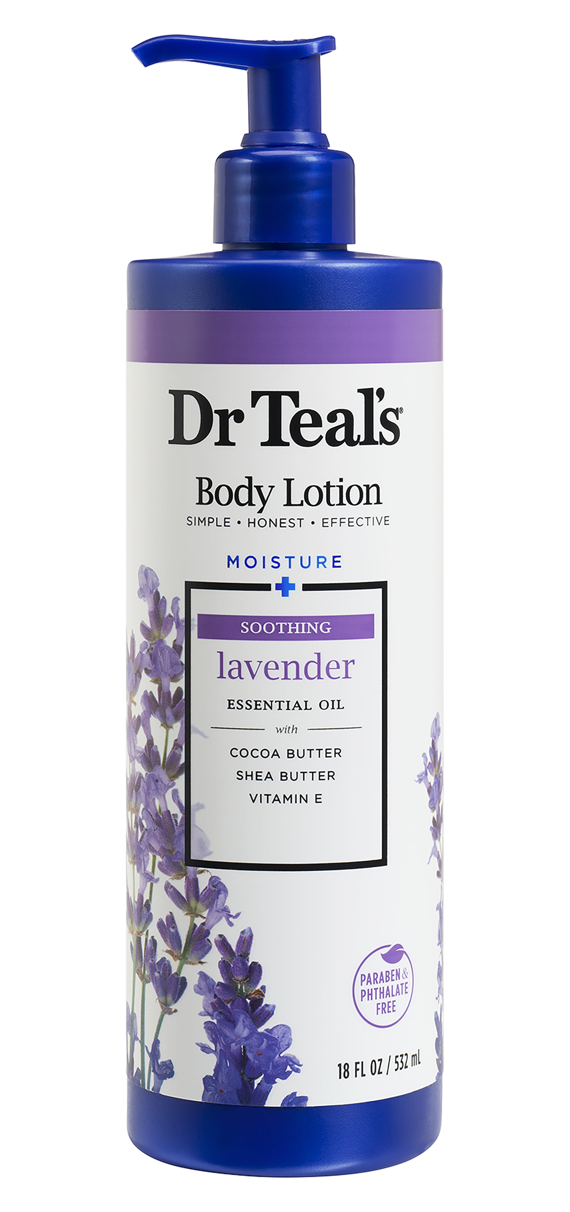 Dr Teal's Soothing Lavender Body Lotion, 18 fl oz.