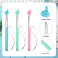thumbnail image 4 of xianyou-3pcs Telescopic Teachers Pointer, Pointer Sticks with Lanyard, Extendable Hand Pointer Finger Pointing Sticks, Retractable Whiteboard Pointer for Teachers Speakers Classroom Presentation, 4 of 4