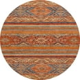 thumbnail image 1 of Ahgly Company Indoor Round Abstract Red Abstract Area Rugs, 7' Round, 1 of 6
