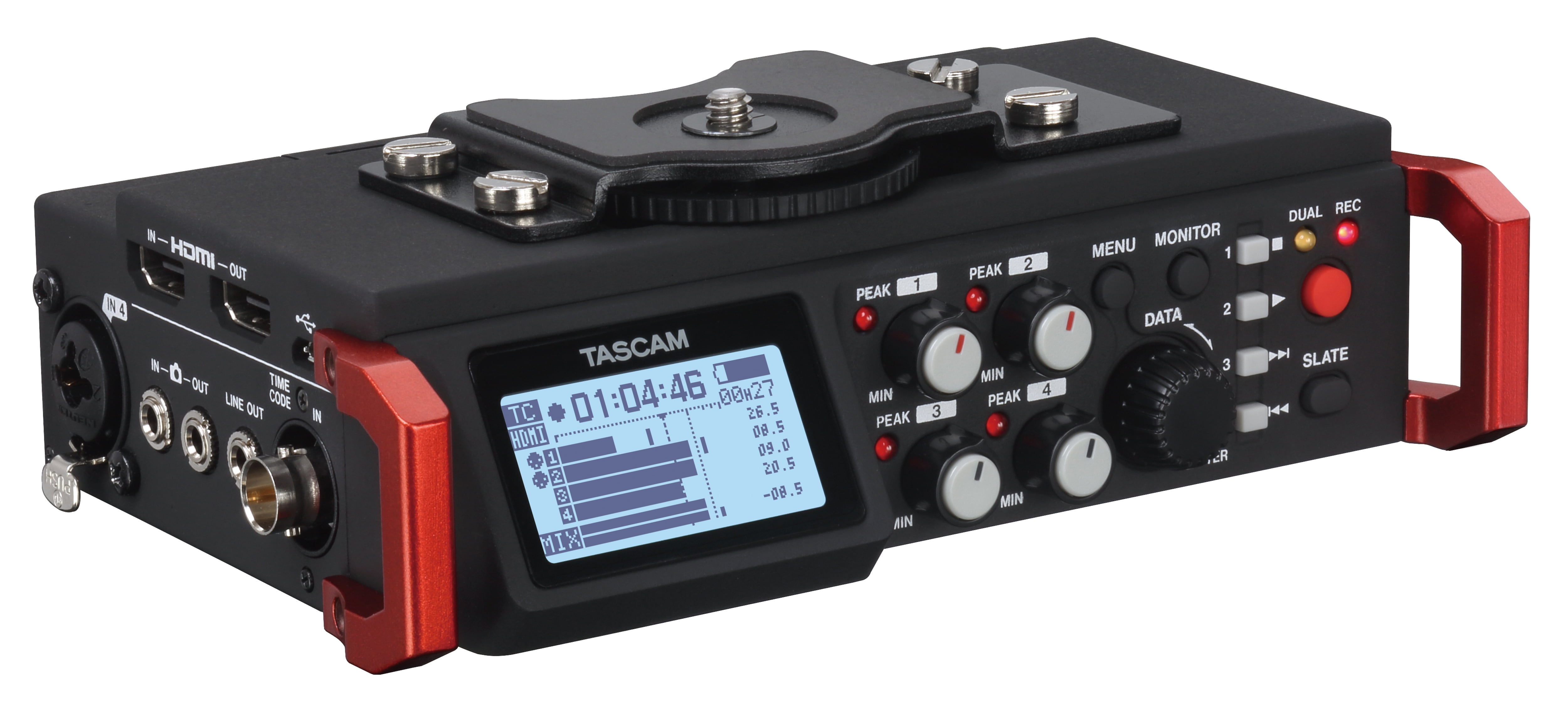 Tascam DR701D 6Track Field Recorder for DSLR