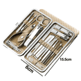 thumbnail image 2 of Kit de pedicura profesional de acero inoxidable Kit de aseo de cortaúñas con espejo y cuero negro Adepaton CPB-US-YYM107-2, 2 of 5