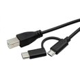 thumbnail image 4 of Smartphone to Printer OTG Cable - Micro USB & Type C to USB-B Cord for Data Transfer, 4 of 5