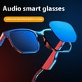 thumbnail image 4 of Lunettes d'Appel Intelligentes Bluetooth 5.0, Musique d'Accompagnement, Autonomie de Batterie Longue Durée, Étanches et Anti-Transpiration, protection Oculaire Saine, Noir, 4 of 20