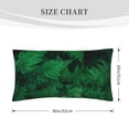 thumbnail image 4 of Bingfone Green Leave Fern Printed Pillowcase 20x36 inches - Standard Pillow Cases with Envelope Closure,Gifts for Women Men, 4 of 9