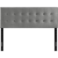 thumbnail image 3 of Ergode Emily King Biscuit Tufted Performance Velvet Headboard - Gray, 3 of 5