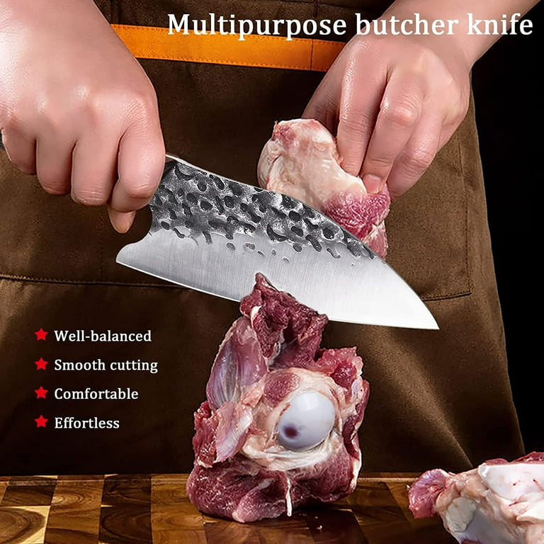 WXCOO Chef Kitchen Knife, 7.5 Inch Forged Kitchen Knife, High Carbon  Stainless Steel Kitchen Knife, Chef Knives for Women and Men.