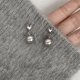 thumbnail image 1 of Pendientes únicos de Joker con hebilla de oreja de estrella de cinco puntas con diseño de nicho simple a la moda para mujer, 1 of 5