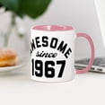 thumbnail image 3 of CafePress - Awesome Since 1967 - 11 oz Ceramic Mug - Novelty Coffee Tea Cup, 3 of 4