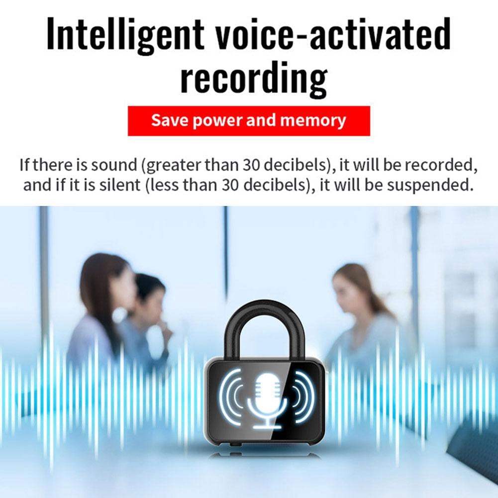 Mini Voice Recorder with Noise Reduction, Portable Audio Recorder for Meetings and Notes