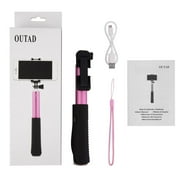 OUTAD bl uetooth Selfie Stick Aluminum Wireless Shutter Stick Extendable