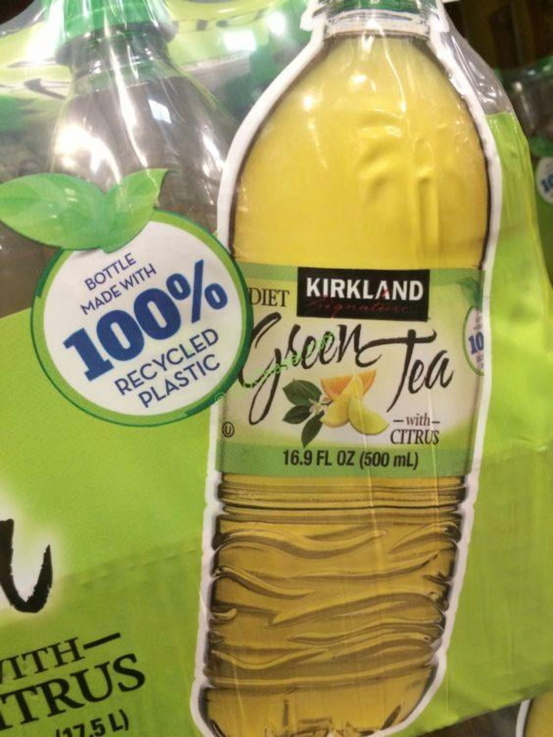 Kirkland Signature Diet Green Tea with Citrus Flavor 16.9 Ounce (34 pack)
