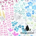 thumbnail image 3 of Extra Long Shower Curtain 72 x 84 Inch, Tall Cute Floral Shower Curtain for Bathroom, Blue Pink Yellow Wildflower Boho Cottagecore Fabric Shower Curtain Set with Hooks, 3 of 4