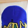 thumbnail image 5 of Ulanda Cute Embroidery Excavator Toddler Kids Beanie Caps Soft Warm Baby Knitted Winter Hat for Boys Girls Age 3-10 (Blue, One Size), 5 of 6