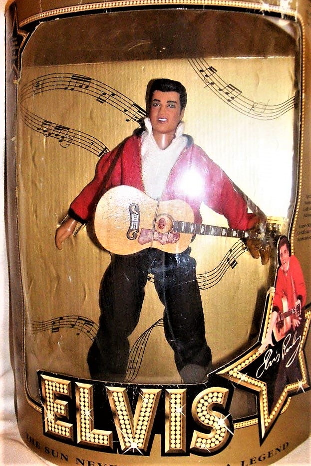 elvis the sun never sets on a legend doll