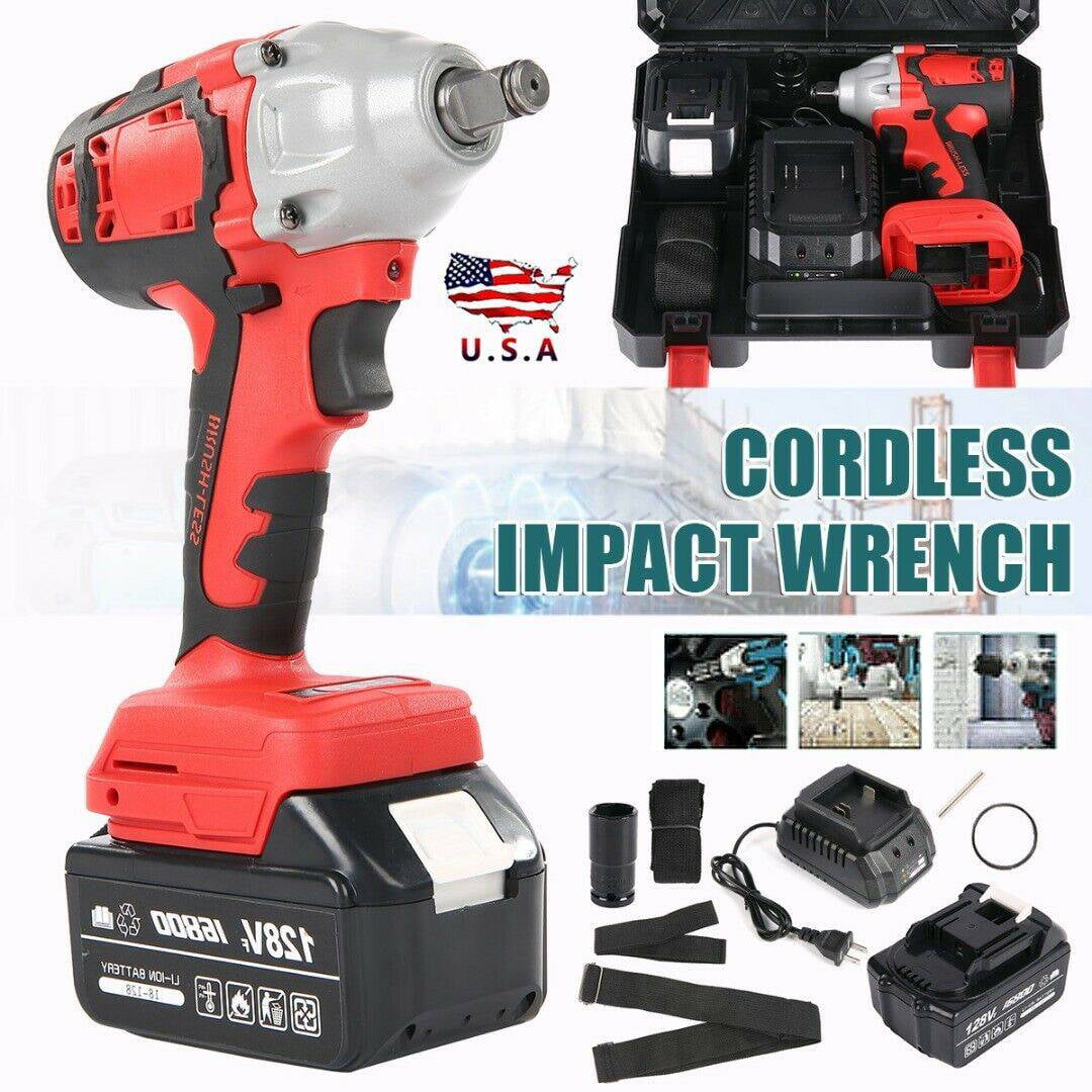 EX DEMO 24V LITHIUM 1/2" CORDLESS IMPACT WRENCH RATCHET & 1 BATTERY & CHARGER 