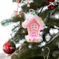 thumbnail image 2 of Adorno colgante para de Navidad, decoración navideña única y encantadora, regalo artesanal para el hogar, apartamento y dormitorio. , Casa De Dulces Pequeña, 2 of 9