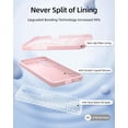 thumbnail image 4 of [3 in 1 for Samsung Galaxy S21 FE 5G Case, with Screen Protector, [Upgraded Enhanced Camera Protection][Microfiber Lining] Shockproof Liquid Silicone Phone Case. (Pink), 4 of 12