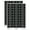 Black, variant on Faxed Double Line Border Sticker Set - Rainbow - Matte Finish - 1.5" Small