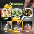 thumbnail image 4 of 5 Piezas Descorazonador Frutas y Verduras, Herramienta para Descorazonar Frutas, Removedor Semillas Pimiento, Removedor Corazón Frutas Universal Acero Inoxidable, 4 of 5