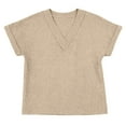 thumbnail image 4 of Ahabrexf Short Sleeve Cardigans for Women, Stylish and Lightweight Knitwear for Warm Weather, 4 of 9