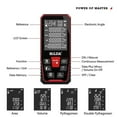 thumbnail image 3 of Handheld Laser Distance Tester Backlit LCD Laser Range Device Ft/in/Ft/Ft+in Unit Switching Distance Measure Tool Indoor Measure, 3 of 5
