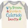 thumbnail image 4 of Inktastic Colorado Grandma Grandpa Love Me Boys or Girls Long Sleeve Baby Bodysuit, 4 of 5
