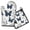 Butterfly and Leaves, variant on Colorful Polka Dot Pattern Kitchen Oven Mitt and Pot Holder Sets 2 Pcs for Baking, Cooking and Grilling, Heat Resistant Up To 392 °F