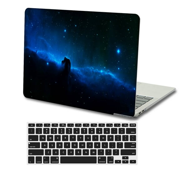 KSK KAISHEK Hard Shell Cover Only Compatible 2016 2017 2018 2019 Rel. Newest MacBook Pro 15 inchs Touch Bar + Black Keyboard Cover Model: A1707/A1990 Galaxy A 0769
