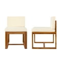 thumbnail image 3 of Patio Dining Chairs (Set of 2), Weather-Resistant Upholstered Seats for Outdoor Patio, Garden, 3 of 9