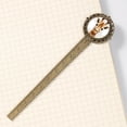 thumbnail image 4 of Giraffe Lace Bookmark in Antique Bronze: a Must-Have Gift for Book Lovers and Readers – Sophisticated Bookmarks, Book Markers, and Book Marks, 4 of 5