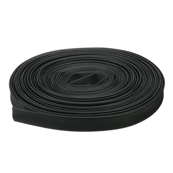 2pcs 1/2"(12mm) Dia 50ft Heat Shrink Tubing 4:1 Dual Wall Adhesive Lined Marine Waterproof Shrink Tube Black