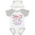 thumbnail image 3 of Inktastic My Auntie Loves Me- cute unicorn Boys or Girls Baby Bodysuit, 3 of 5