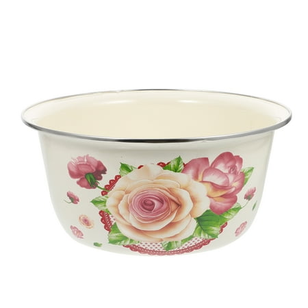 

Household Storage Bowl 1 Pc Multipurpose Storage Bowl Household Enamel Tableware Enamel Bowl for Table
