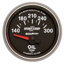 Auto Meter 3648 Sport-Comp II Electric Oil Temperature Gauge