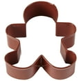 Wilton 509318 Gingerbread Cookie Cutter, Brown Metal