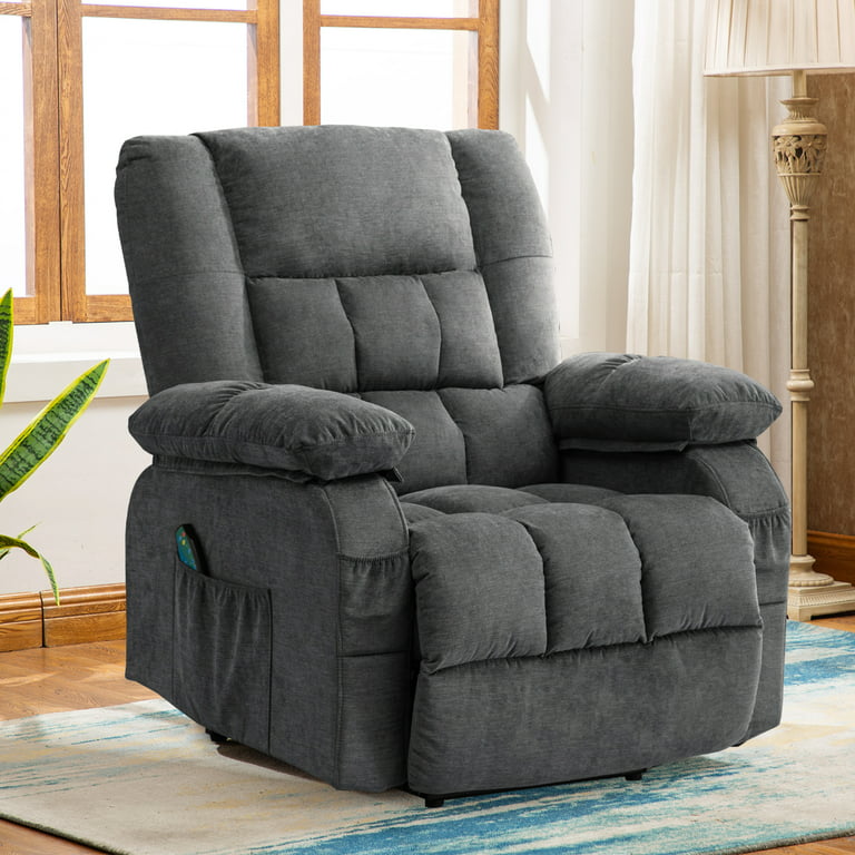 Hivago Power Lift Massage Recliner Chair for Elderly with Heavy Padded Cushion