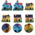 thumbnail image 3 of 6pcs Miniature House Model Flowerpot Decorative Ornaments Figurines Decor, 3 of 8