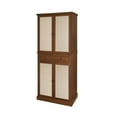 thumbnail image 2 of 4 Door Storage Cabinet with 1 Drawer, with 4 Adjustable Inner Shelves Walnut, 2 of 5